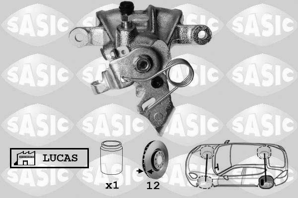 Sasic 6500044 - Тормозной суппорт autosila-amz.com