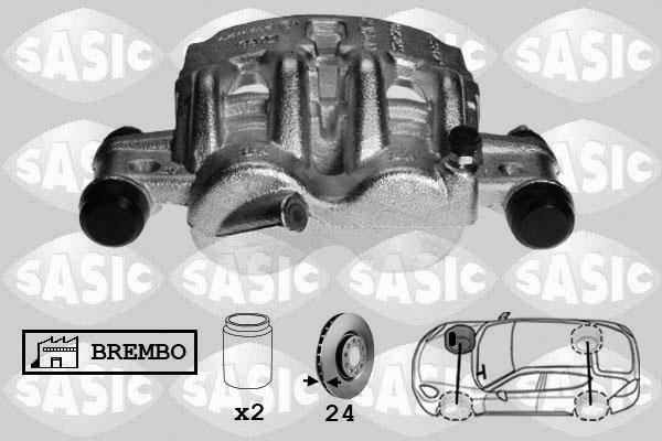 Sasic 6500059 - Тормозной суппорт autosila-amz.com