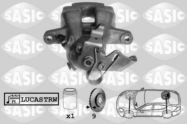 Sasic 6500053 - Тормозной суппорт autosila-amz.com