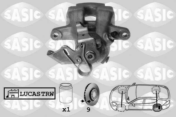 Sasic 6500052 - Тормозной суппорт autosila-amz.com