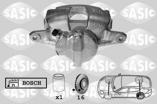 Sasic 6500066 - Тормозной суппорт autosila-amz.com
