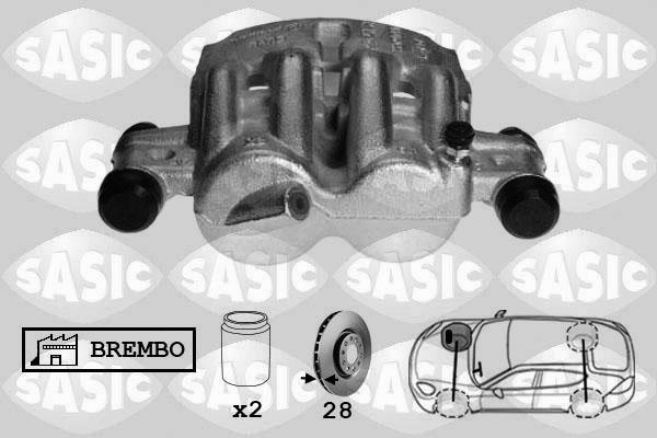 Sasic 6500063 - Тормозной суппорт autosila-amz.com