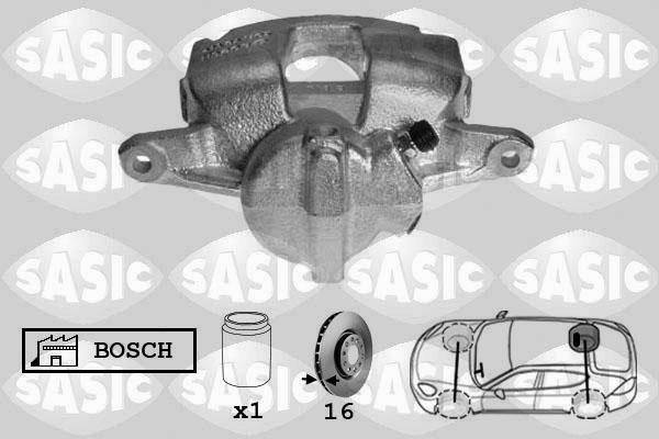 Sasic 6500067 - Тормозной суппорт autosila-amz.com