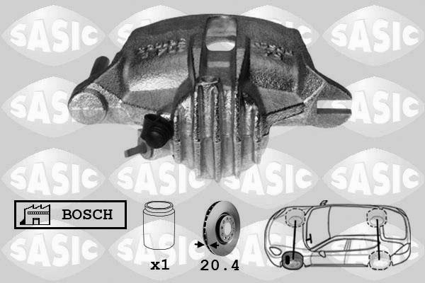 Sasic 6500006 - Тормозной суппорт autosila-amz.com