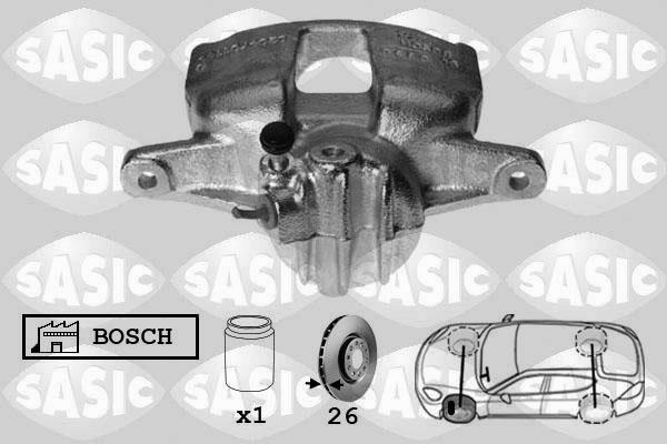 Sasic 6500008 - Тормозной суппорт autosila-amz.com