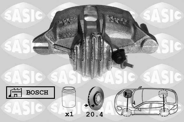 Sasic 6500007 - Тормозной суппорт autosila-amz.com