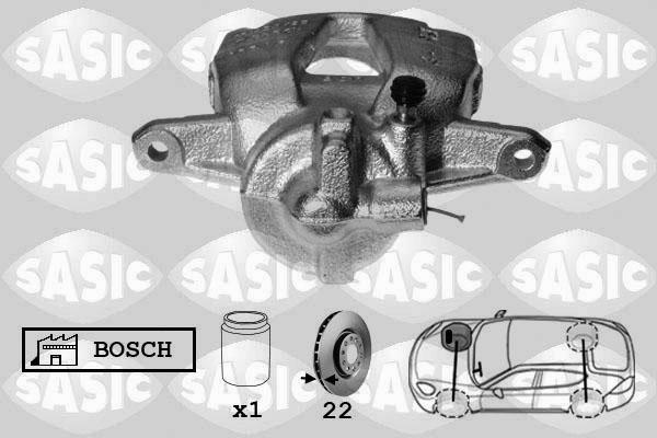 Sasic 6500039 - Тормозной суппорт autosila-amz.com