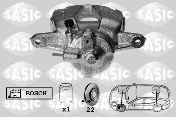 Sasic 6500038 - Тормозной суппорт autosila-amz.com