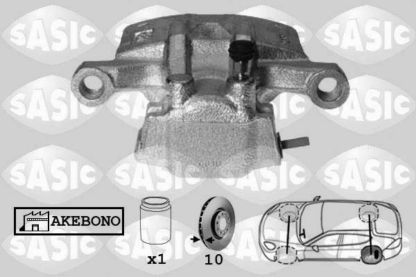 Sasic 6500026 - Тормозной суппорт autosila-amz.com