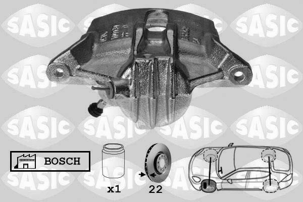 Sasic 6500022 - Тормозной суппорт autosila-amz.com