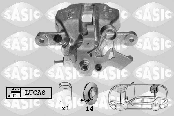 Sasic 6500077 - Тормозной суппорт autosila-amz.com