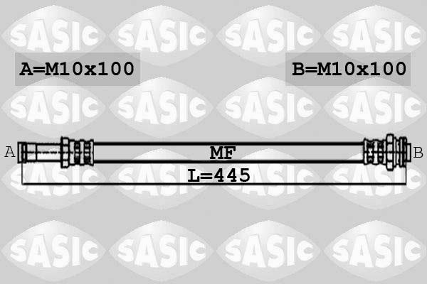 Sasic 6606067 - Тормозной шланг autosila-amz.com