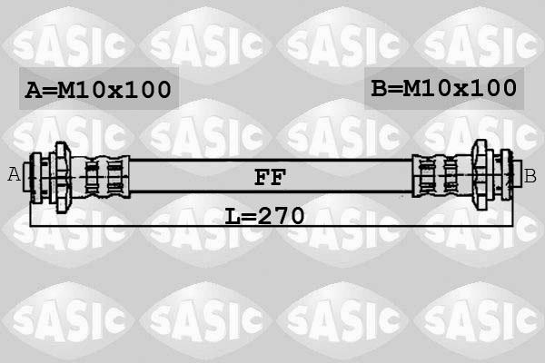 Sasic 6606036 - Тормозной шланг autosila-amz.com