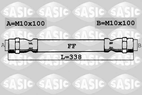 Sasic 6606149 - Тормозной шланг autosila-amz.com