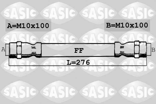 Sasic 6606145 - Тормозной шланг autosila-amz.com