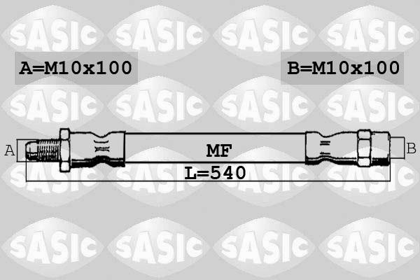 Sasic 6606183 - Тормозной шланг autosila-amz.com