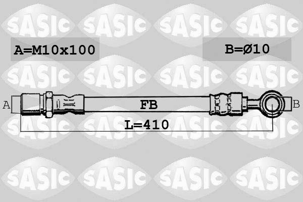 Sasic 6606175 - Тормозной шланг autosila-amz.com