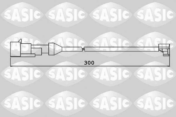 Sasic 6236004 - Сигнализатор, износ тормозных колодок autosila-amz.com