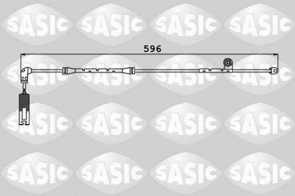 Sasic 6236005 - Сигнализатор, износ тормозных колодок autosila-amz.com