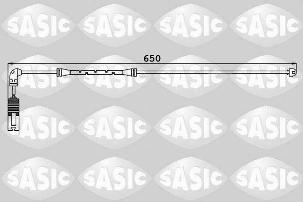 Sasic 6236018 - Сигнализатор, износ тормозных колодок autosila-amz.com