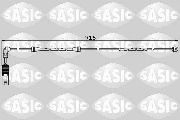 Sasic 6236032 - Сигнализатор, износ тормозных колодок autosila-amz.com