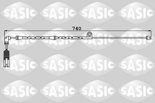 Sasic 6236020 - Сигнализатор, износ тормозных колодок autosila-amz.com