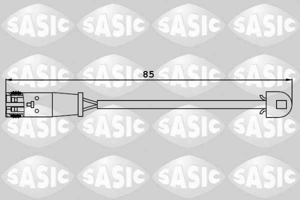 Sasic 6236021 - Сигнализатор, износ тормозных колодок autosila-amz.com
