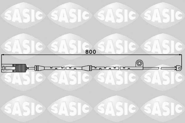 Sasic 6236028 - Сигнализатор, износ тормозных колодок autosila-amz.com