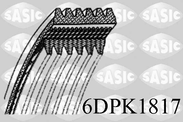 Sasic 6DPK1817 - Поликлиновой ремень autosila-amz.com