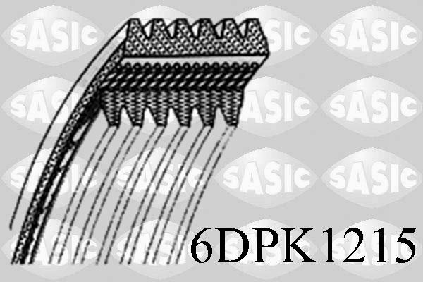 Sasic 6DPK1215 - Поликлиновой ремень autosila-amz.com
