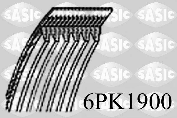 Sasic 6PK1900 - Поликлиновой ремень autosila-amz.com