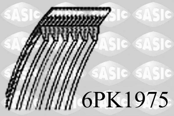 Sasic 6PK1975 - Поликлиновой ремень autosila-amz.com