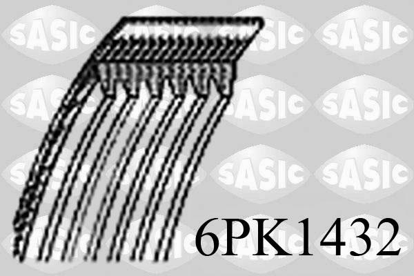 Sasic 6PK1432 - Поликлиновой ремень autosila-amz.com