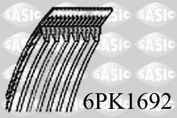 Sasic 6PK1692 - Поликлиновой ремень autosila-amz.com