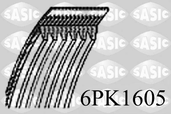 Sasic 6PK1605 - Поликлиновой ремень autosila-amz.com