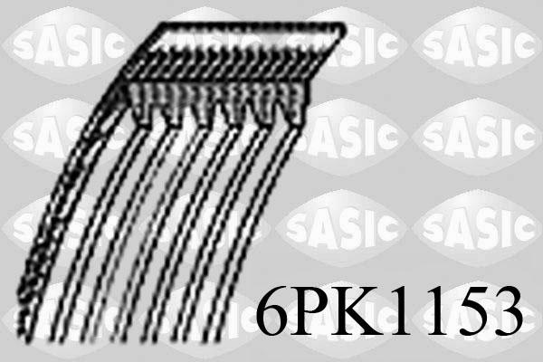 Sasic 6PK1153 - Поликлиновой ремень autosila-amz.com