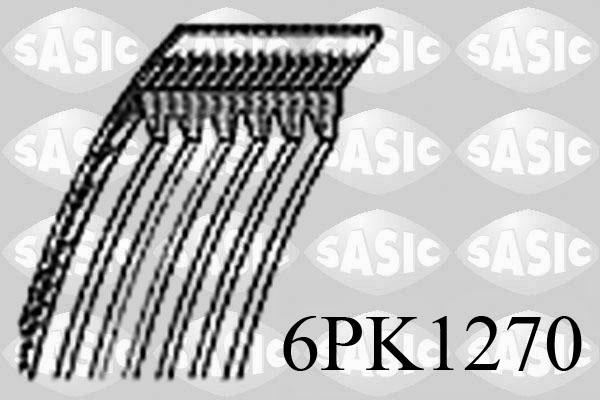 Sasic 6PK1270 - Поликлиновой ремень autosila-amz.com