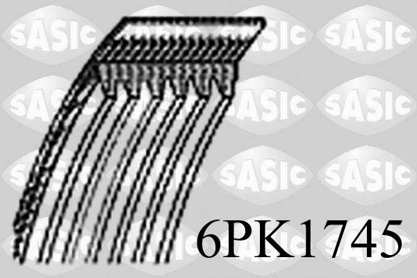 Sasic 6PK1745 - Поликлиновой ремень autosila-amz.com