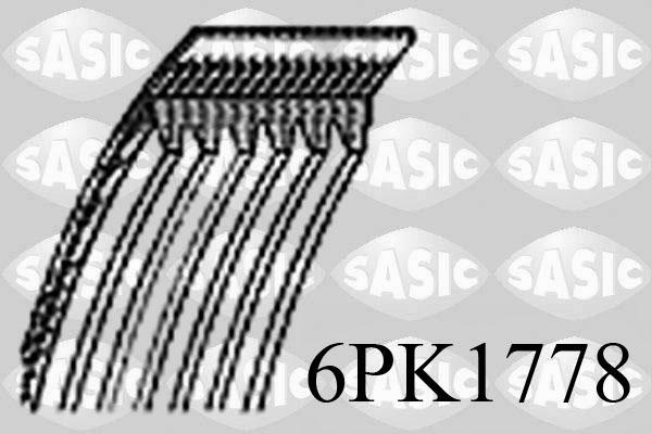Sasic 6PK1778 - Поликлиновой ремень autosila-amz.com