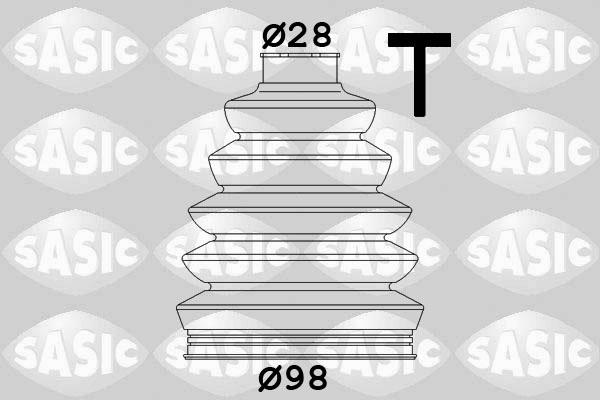 Sasic 1906028 - Пыльник, приводной вал autosila-amz.com