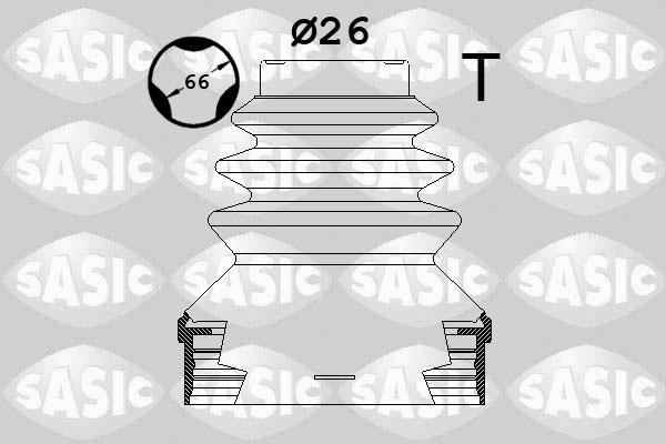 Sasic 1900037 - Пыльник, приводной вал autosila-amz.com