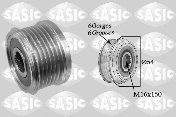 Sasic 1676010 - Шкив генератора, муфта autosila-amz.com