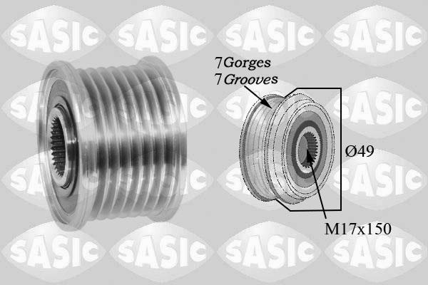 Sasic 1676028 - Шкив генератора, муфта autosila-amz.com