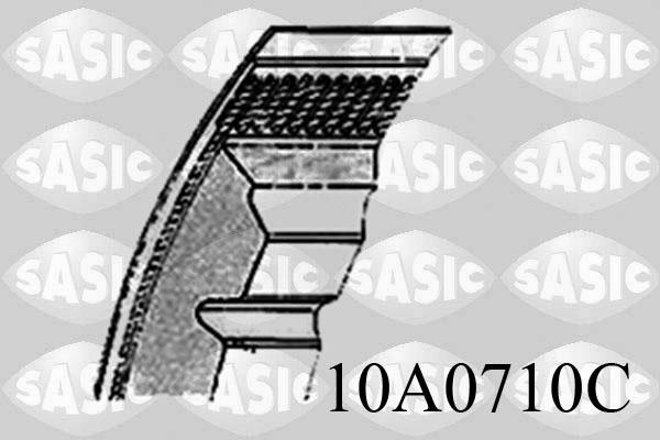 Sasic 10A0710C - Поликлиновой ремень autosila-amz.com