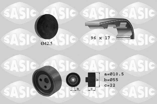 Sasic 1754003 - Комплект зубчатого ремня ГРМ autosila-amz.com