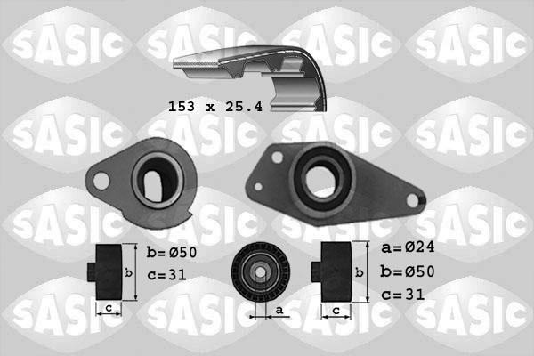 Sasic 1754018 - Комплект зубчатого ремня ГРМ autosila-amz.com