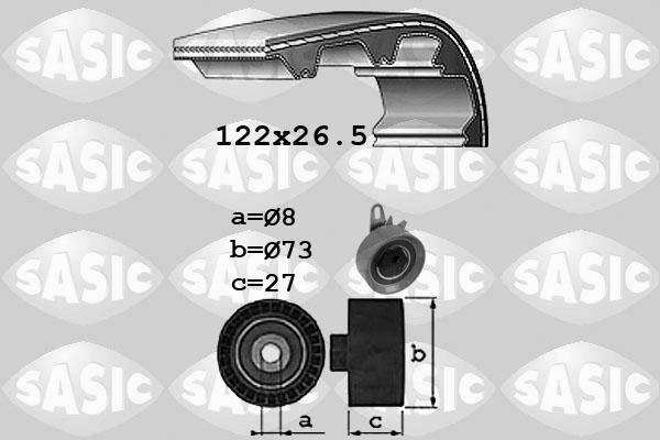 Sasic 1756042 - Комплект зубчатого ремня ГРМ autosila-amz.com