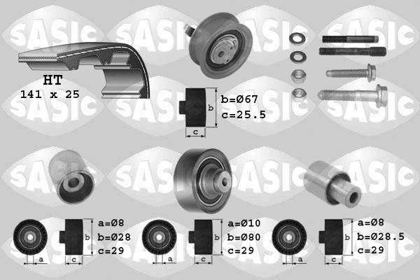 Sasic 1756002 - Комплект зубчатого ремня ГРМ autosila-amz.com