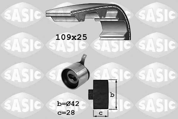 Sasic 1756077 - Комплект зубчатого ремня ГРМ autosila-amz.com