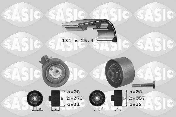 Sasic 1750007 - Комплект зубчатого ремня ГРМ autosila-amz.com